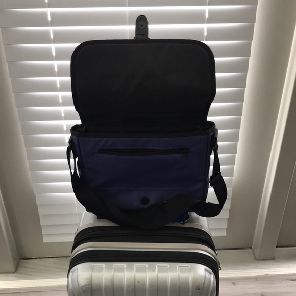 RARE | DOT-DROPS Laptop Bag Blue Black - Picture 17 of 17